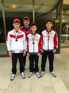 В Ростовскую область приехало три золотых медалей из 14 завоёванных командой России!